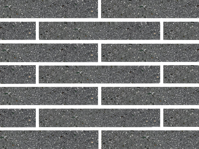 Stretcherbond brick building pattern